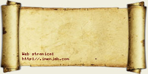 Jakov Dečermić vizit kartica